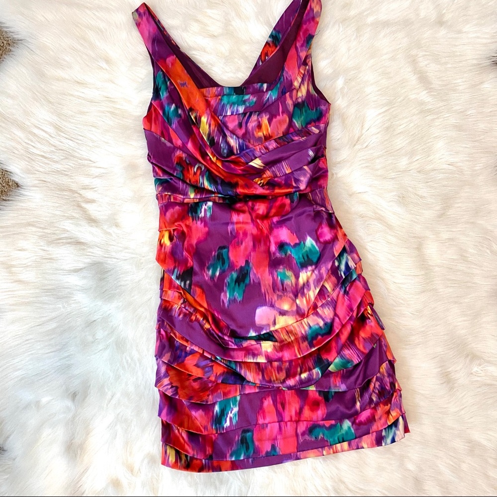 Express Design Studio Short Floral Dress (S)